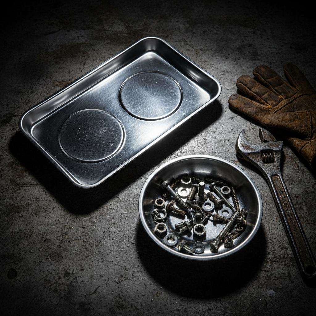 Magnetic Parts Tray - Dark Industrial Cover
